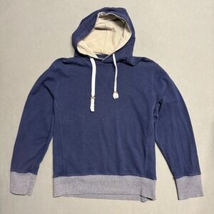 Jack Spade Blue Heathered Hoodie Size‎ M Men's Pullover Cotton Sweatshirt Y046